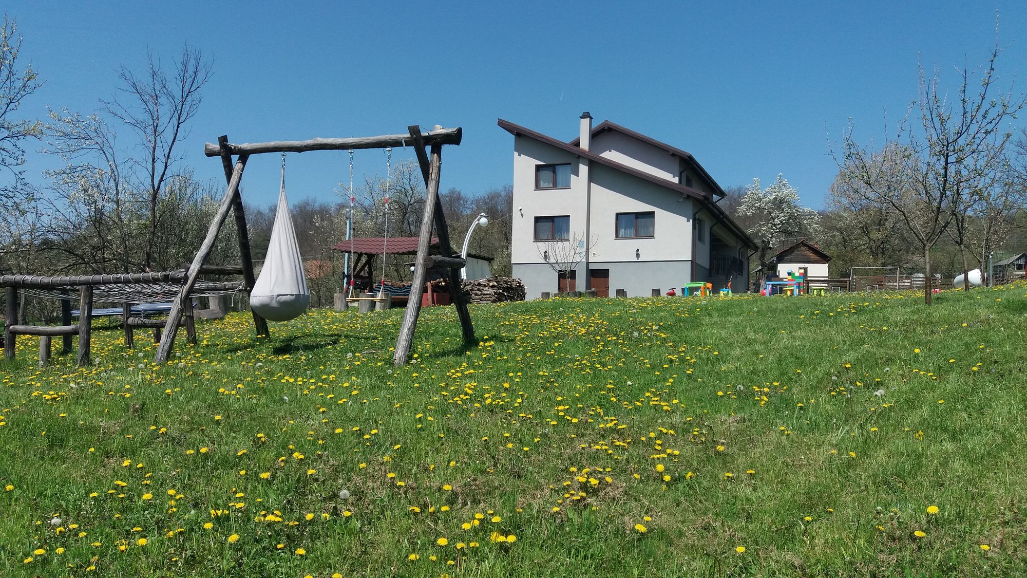 Leagănul din curte