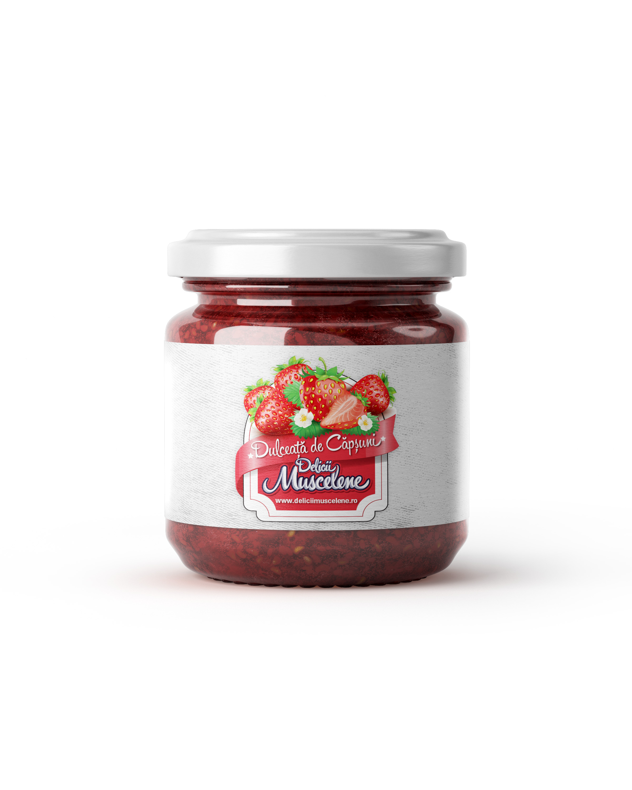 Dulceață de căpșuni, borcan 200 g