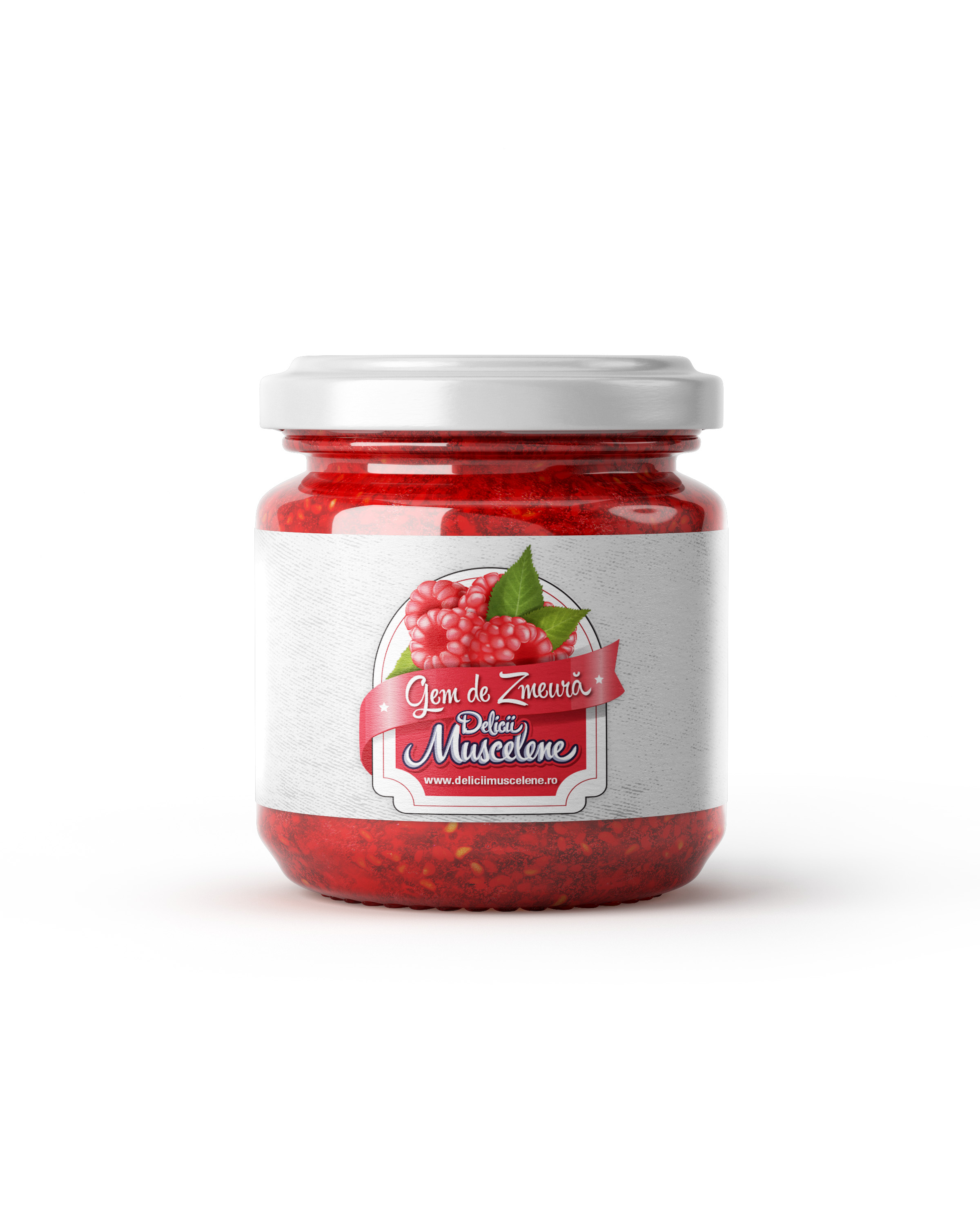 Gem de zmeură, borcan 200 g